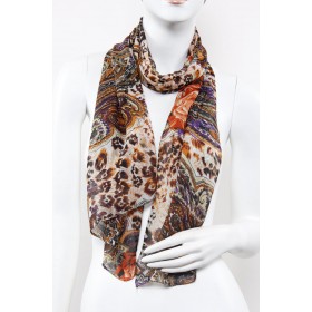 Soft Silk Printed Scarf C25 - 10 per pack - $2.00 ea